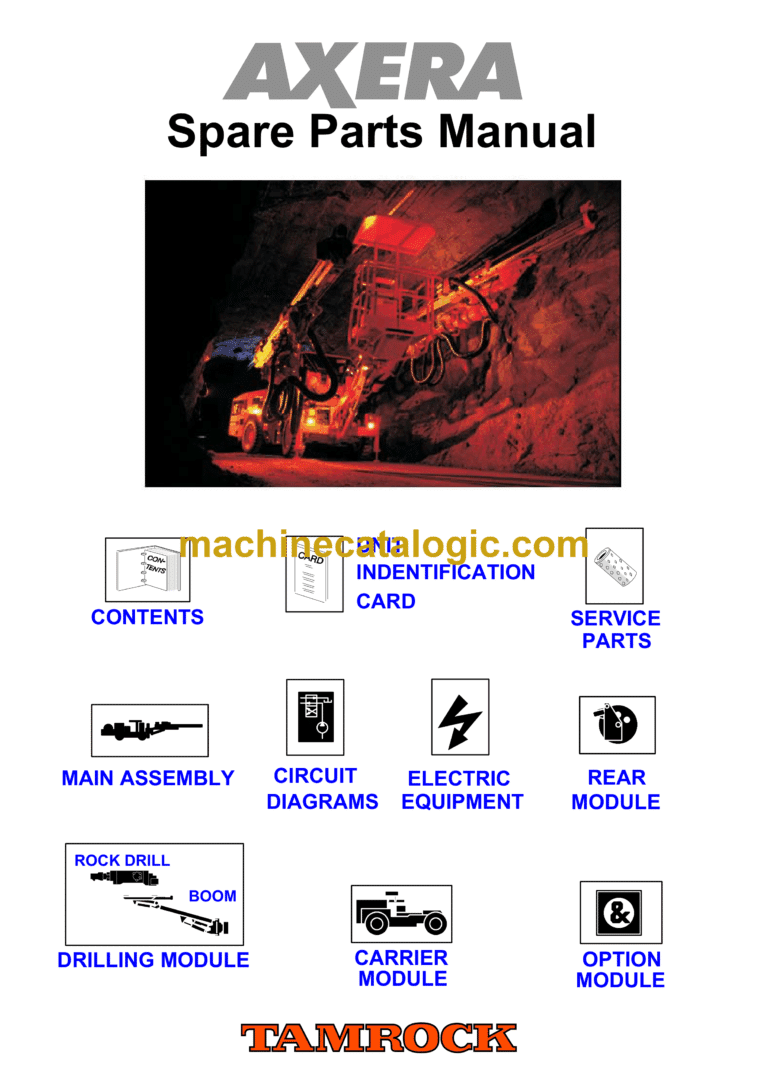 Sandvik Axera 6-240 Parts Manual (106D7845-1)