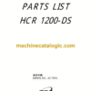 Furukawa HCR1200 DS Drill Rig Parts Manual