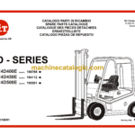 BT C4D400E, C4D450E, C4D500E Diesel Forklift Quality Parts Manual