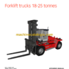 Kalmar DCF 180-250 Forklift Trucks 18-25 tonnes Operators Manual