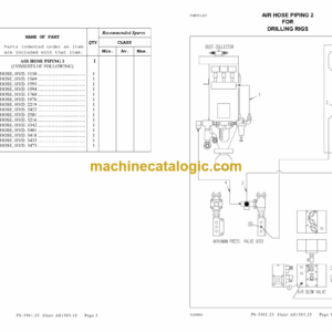 Ingersoll Rand ECM585-MC2 Crawler Drilling Machine Parts Manual (X011021BA)