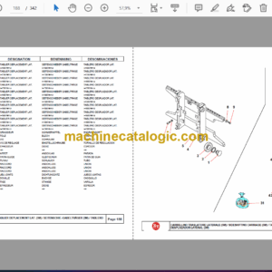 BT C4D400E, C4D450E, C4D500E Diesel Forklift Quality Parts Manual