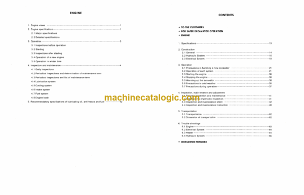 Daewoo DH320 Excavator Operation and Maintenance Manual (2022-7057) - Image 2