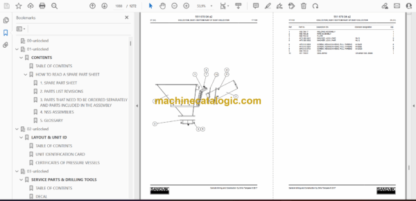 Sandvik DP1500i T3 Drill Rig Parts Manual (54350) - Image 2