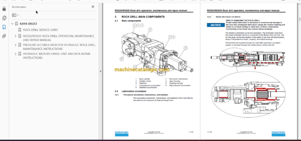 Sandvik DD421-60C Drilling Rig Full Documents (Service, Operator, Maintenance Manual and Parts Catalog) [117D46182] - Image 2