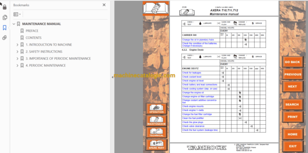 Sandvik Axera T11 Data-315C Full Documents (Service, Operator, Maintenance Manual and Parts Catalog) [105D7414] - Image 2