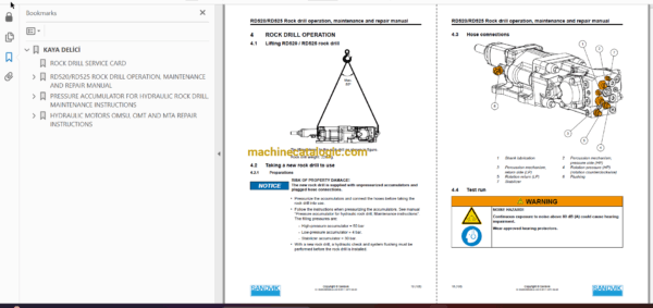 Sandvik DD421-60C Drilling Rig Full Documents (Service, Operator, Maintenance Manual and Parts Catalog) [117D46182] - Image 3