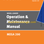 Doosan Mega 200 Wheel Loader Operation and Maintenance Manual (OM-2022-7065 E)