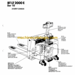 BT LT2000E Electric Pallet Truck Quality Parts Manual
