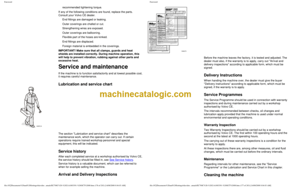 Volvo EC700C Excavator Operators Manual - Image 4