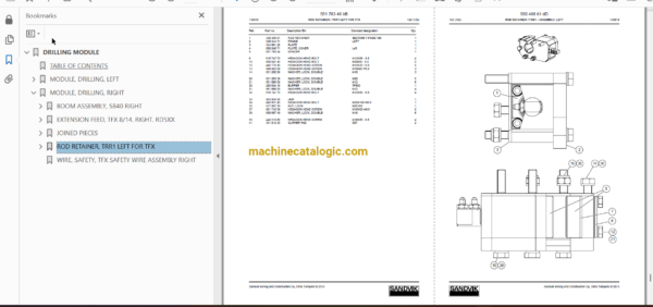 Sandvik DD321-40 Drilling Rig Full Documents (Service, Operator, Maintenance Manual and Parts Catalog) [113D30381] - Image 4