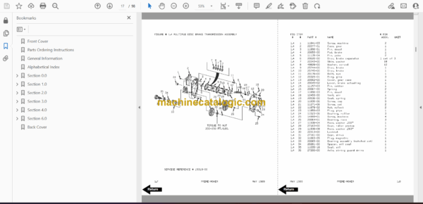 BT PE60W Electric Stacker Operator and Parts Manual - Image 3