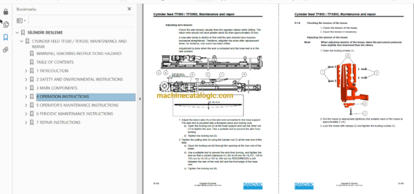 Sandvik DD421-60C Drilling Rig Full Documents (Service, Operator, Maintenance Manual and Parts Catalog) [117D46428] - Image 3