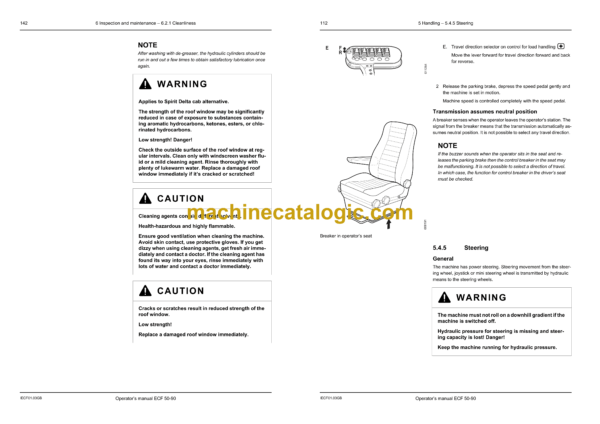 Kalmar ECF 50-90 Forklift Trucks 5-9 tonnes Operators Manual - Image 4