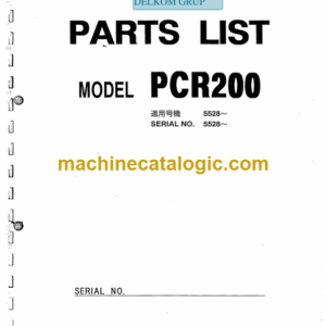 Furukawa PCR200 Drill Rig Parts Manual
