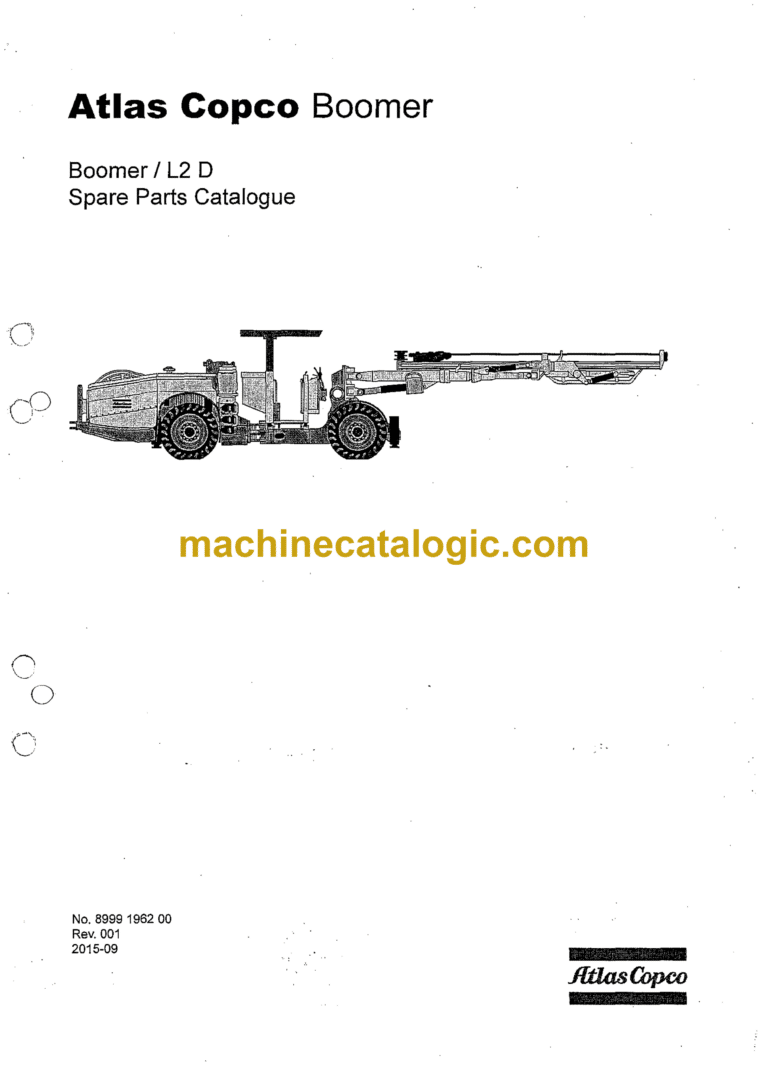 Atlas Copco L2D Boomer Parts Manual