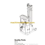 BT RRE140 Reach Truck Quality Parts Manual