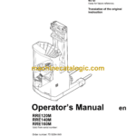 BT RRE120M, RRE140M, RRE160M Reach Truck Operators Manual