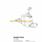 BT PPL 2000MX Pedestrian Stacker Quality Parts Manual