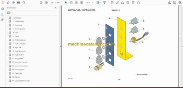 Atlas Copco D9C-11 ROC Parts Manual - Image 2
