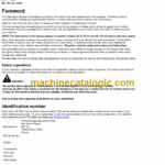 Volvo BL70, BL71, BL71 Plus Backhoe Loader Operators Manual