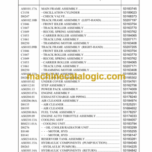 Ingersoll Rand ECM660-3 Crawler Drilling Machine Parts Manual (Y009269BE)