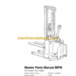 BT PPS 1000MX, PPS 1200MX Pedestrian Stacker Quality Parts Manual