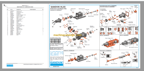 Sandvik DD210 Drilling Rig Full Documents (Service, Operator, Maintenance Manual and Parts Catalog) [L19D6995] - Image 4