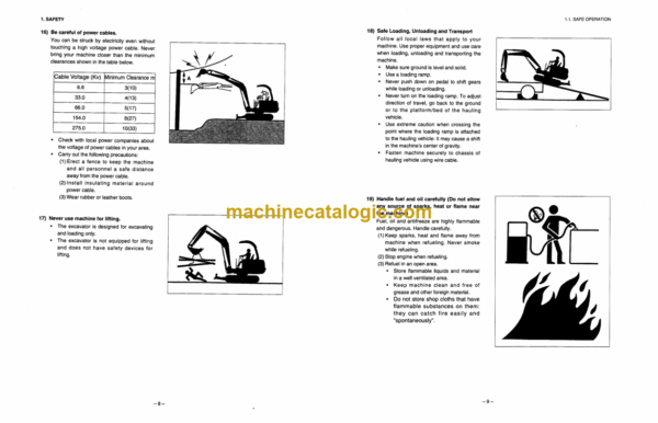 Daewoo Solar 030 Excavator Operation and Maintenance Manual (Serial Number 1039 and Up) - Image 2