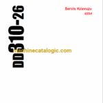 Sandvik DD310-26 Drilling Rig Full Documents (Service, Operator, Maintenance Manual and Parts Catalog) [L10D4894]