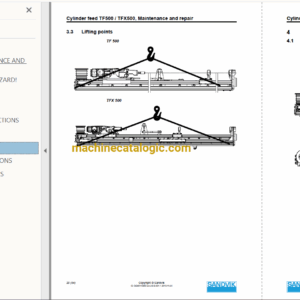 Sandvik DD421-60C Drilling Rig Full Documents (Service, Operator, Maintenance Manual and Parts Catalog) [117D51258]
