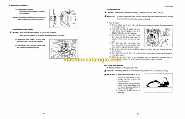 Daewoo Solar 030 Excavator Operation and Maintenance Manual (Serial Number 1039 and Up) - Image 3