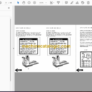 BT PMX-1 Powered Pallet Truck Full Manual (Service, Parts and Operators Manual)