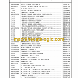 Ingersoll Rand CM470 Crawler Drilling Machine Parts Manual (W002327BO)