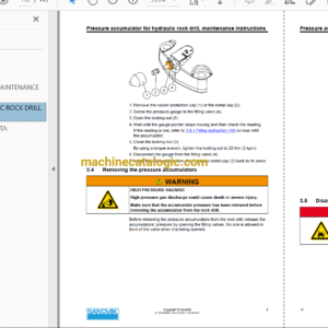 Sandvik DD321-40 Drilling Rig Full Documents (Service, Operator, Maintenance Manual and Parts Catalog) [114D30990]