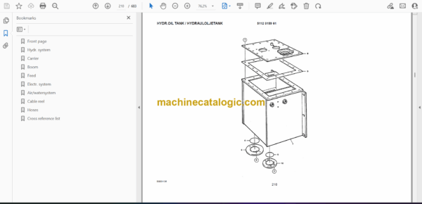 Atlas Copco 281 Rocket Boomer Parts Manual - Image 2