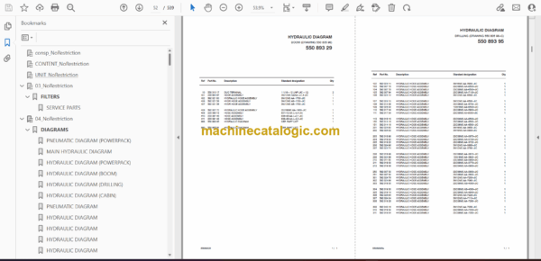 Sandvik DX700 Drill Rig Parts Manual (107T12135-1) - Image 2