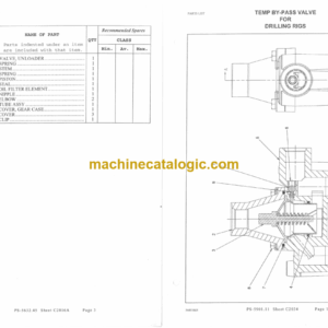 Atlas Copco CM470 Crawler Drilling Machine Parts Manual (W002385BE)