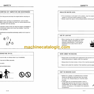 Daewoo DH130-2 Excavator Operation and Maintenance Manual (2022-7056E)