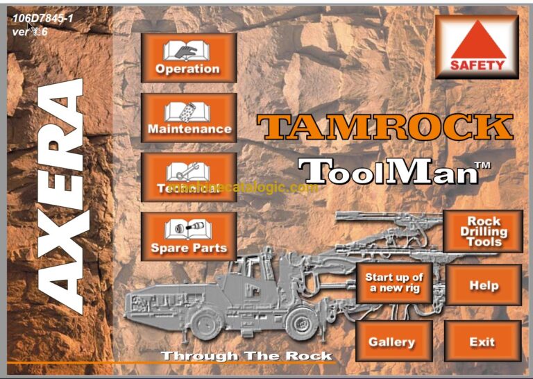 Sandvik Axera 6-240 Full Documents (Service, Operator, Maintenance Manual and Parts Catalog) [106D7845]
