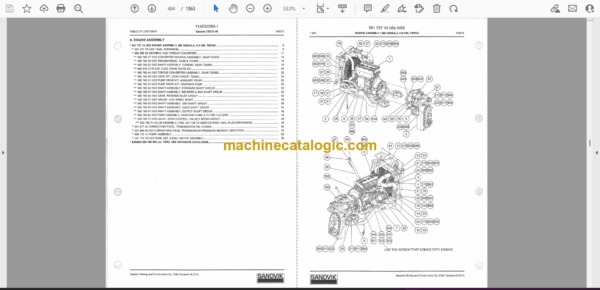 Sandvik DD321-40 Drill Rig Parts Manual (114030380-1) - Image 2