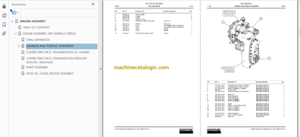 Sandvik DD321-40 Drilling Rig Full Documents (Service, Operator, Maintenance Manual and Parts Catalog) [114D30990] - Image 3