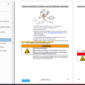 Sandvik DD421-60C Drilling Rig Full Documents (Service, Operator, Maintenance Manual and Parts Catalog) [117D51332]