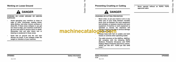 Doosan 440 Plus, 460 Plus Skid Steer Loader Operation and Maintenance Manual (Serial Number 5001 and Up) - Image 2