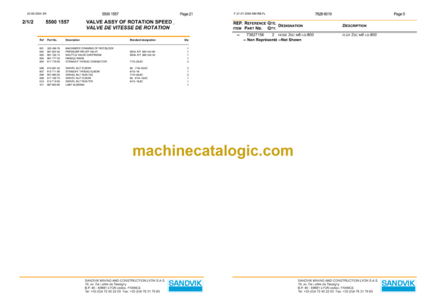 Sandvik Solo 5 and Solo 5V Drill Rig Parts Manual (4107) - Image 4