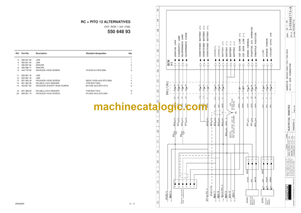 Sandvik DX700 Drill Rig Parts Manual (107T12135-1) - Image 4