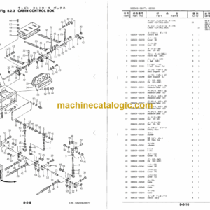 Furukawa HCR9S-2 Series Drill Rig Parts Manual