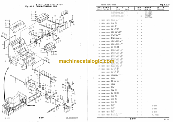 Furukawa HCR9S-2 Series Drill Rig Parts Manual - Image 2