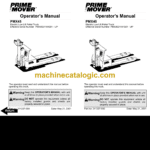 BT PMX45 Powered Pallet Truck Full Manual (Service, Parts and Operators Manual)