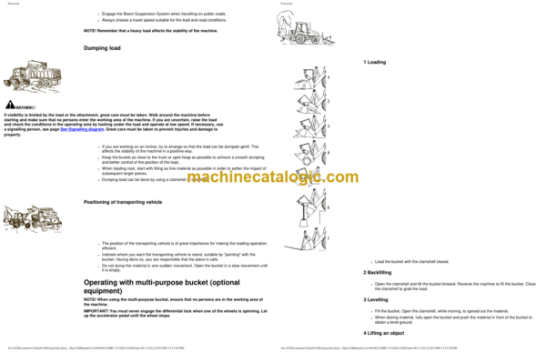 Volvo BL70, BL71 Backhoe Loader Operators Manual - Image 4